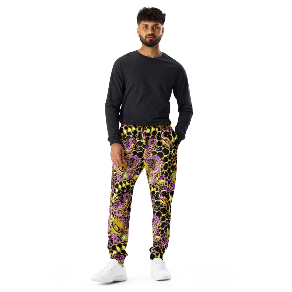 Molten Amethyst on Men's Joggers — Front