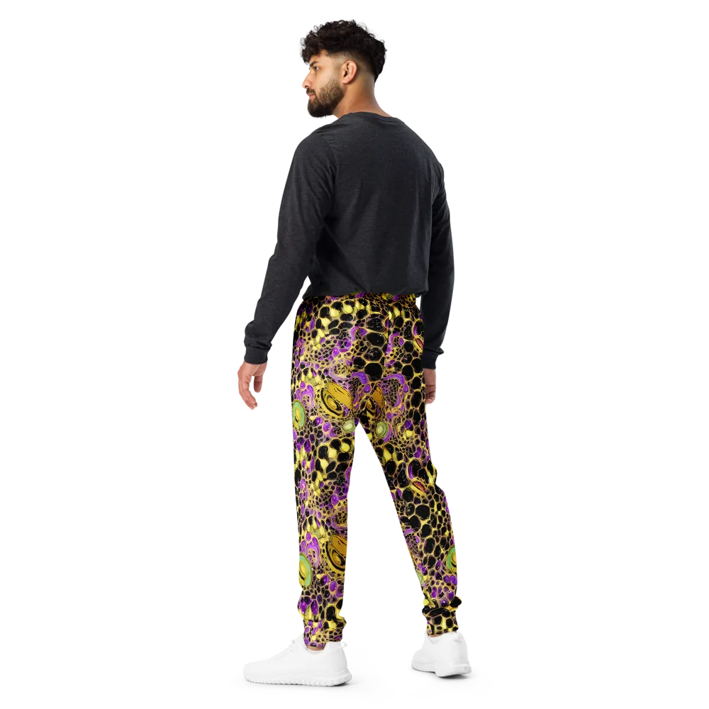 Molten Amethyst on Men's Joggers — Back