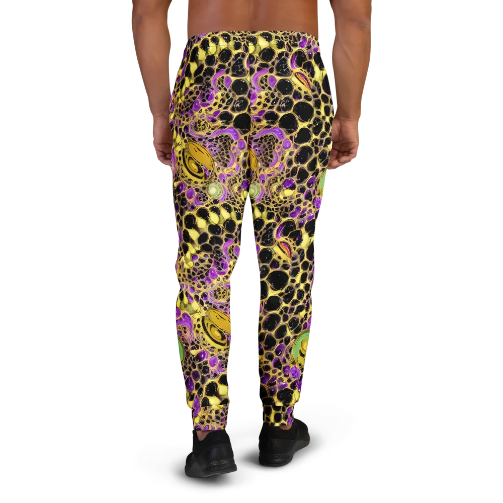 Molten Amethyst on Men's Joggers — Back