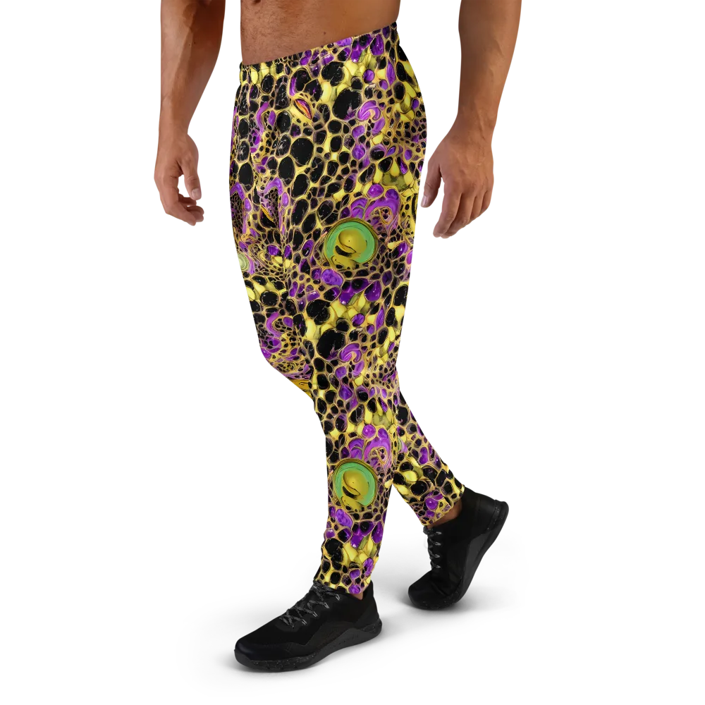 Molten Amethyst on Men's Joggers — Left
