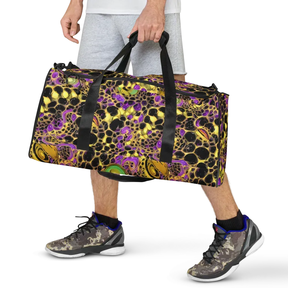 Molten Amethyst on Duffle Bag — Front