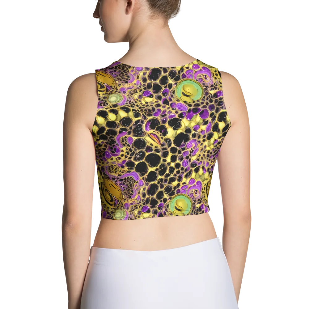 Molten Amethyst on Crop Top — Back