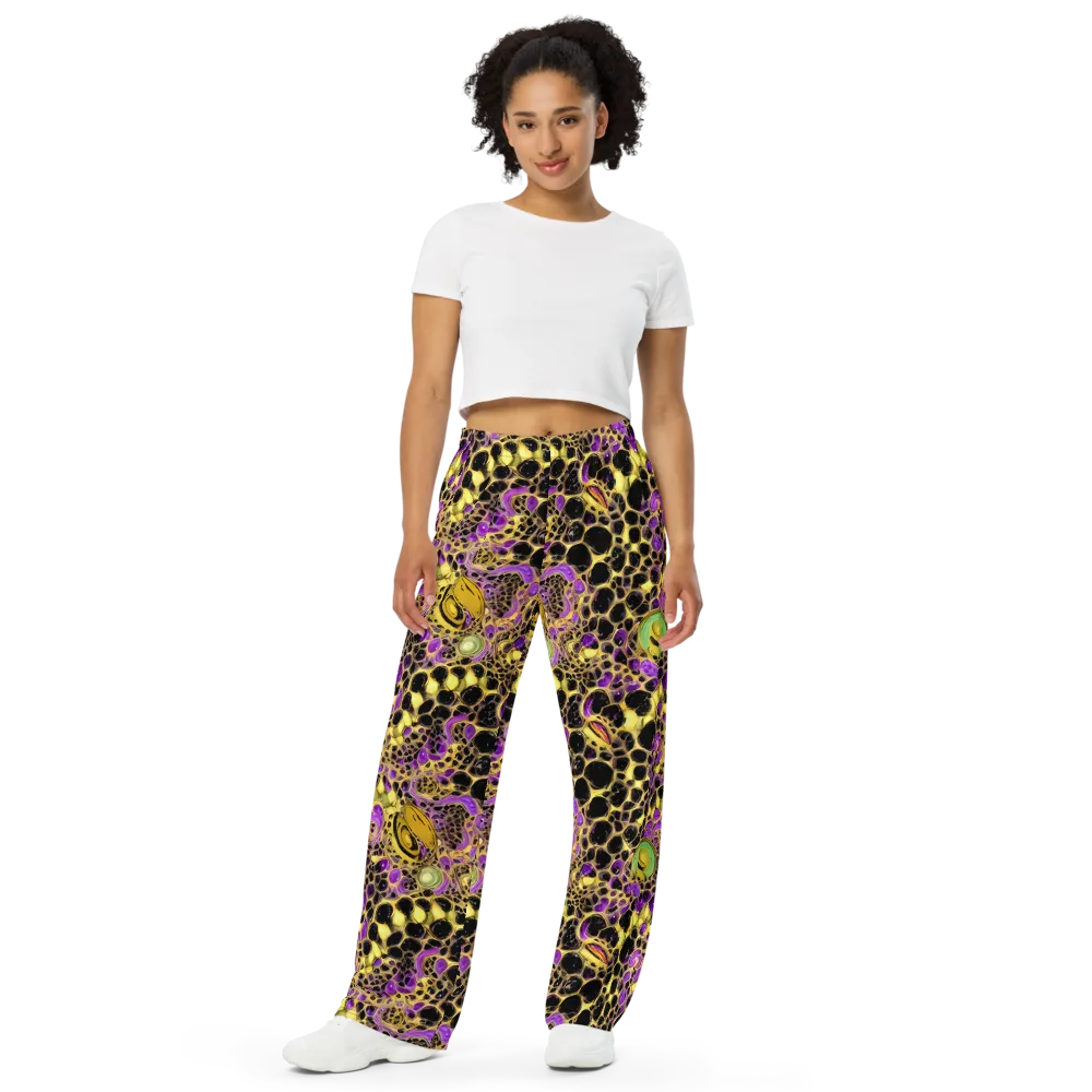 Molten Amethyst on Wide-Leg Pants — Front