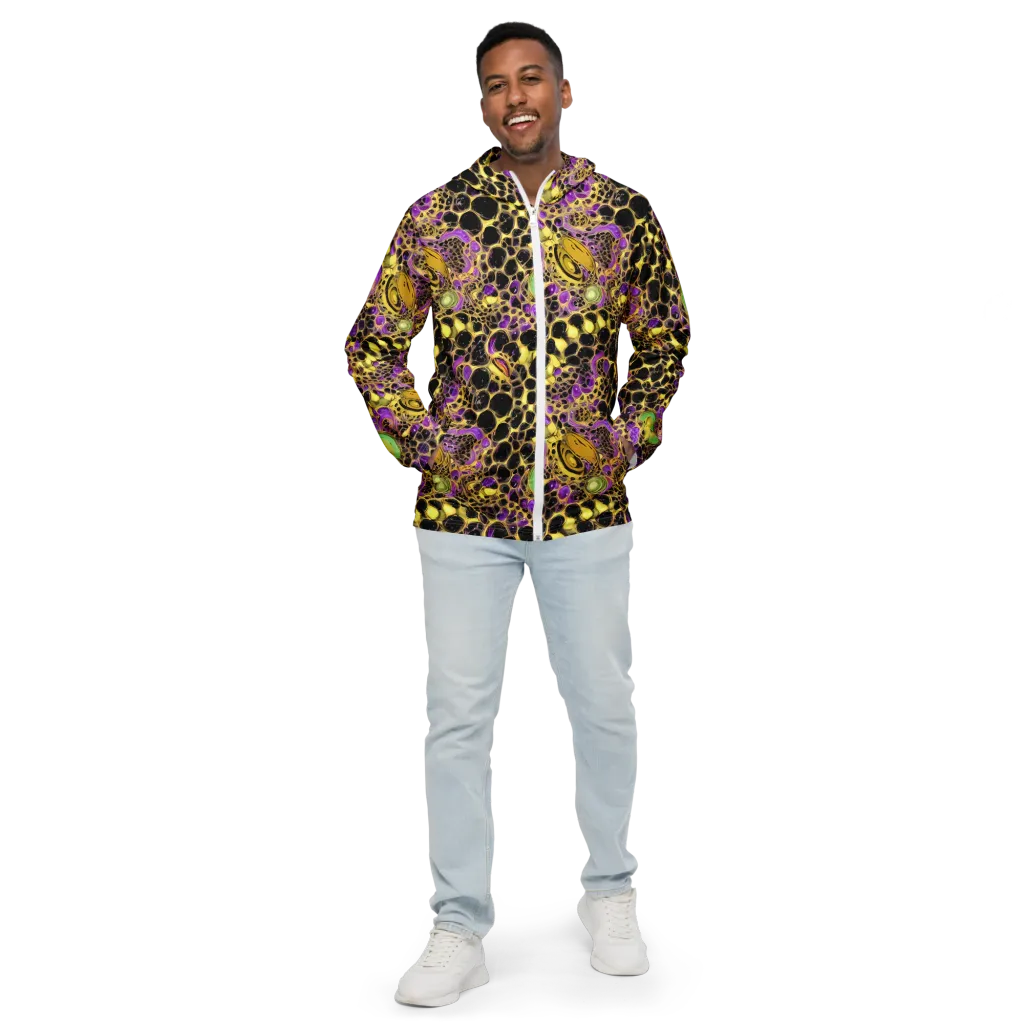 Molten Amethyst on Men's Windbreaker — Front