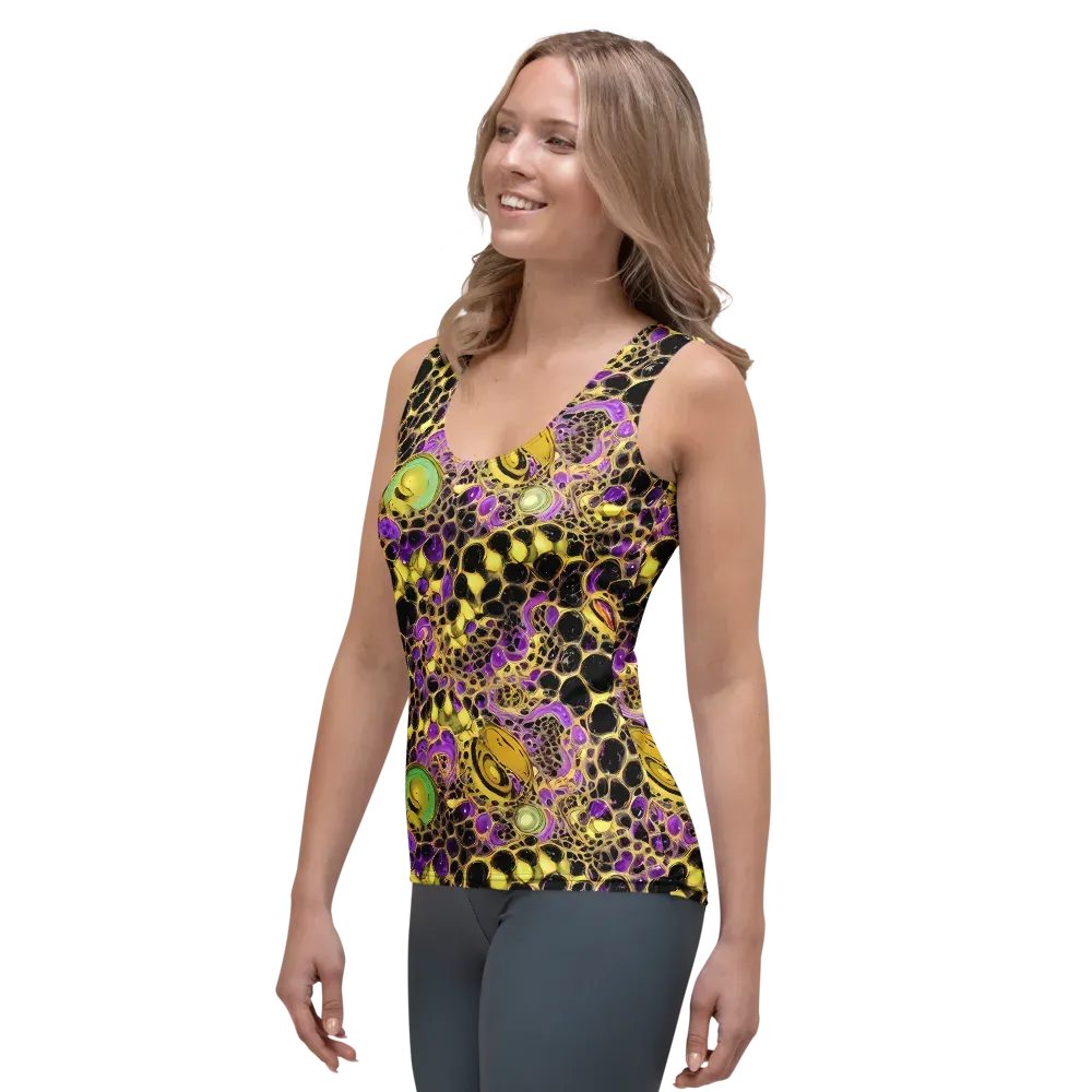 Molten Amethyst on Women's Tank Top — Left Front