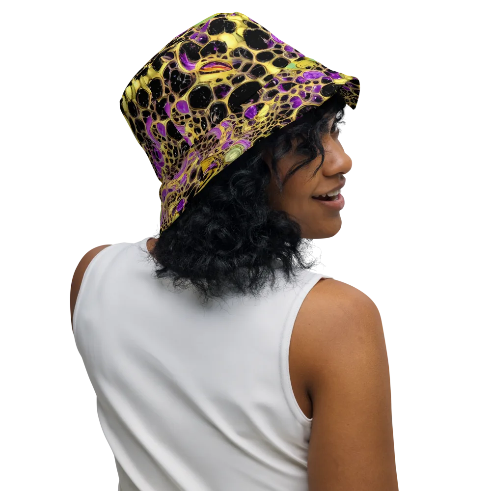 Molten Amethyst on Reversible Bucket Hat — Right Outside