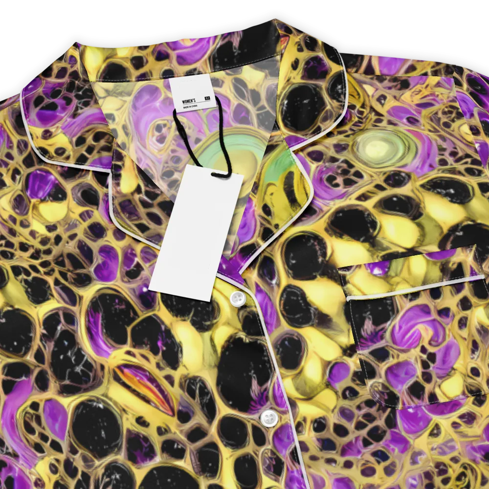 Molten Amethyst on Women's Short Sleeve Pajama Top — Product details