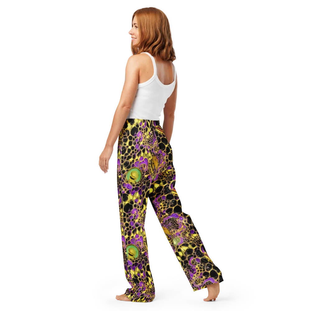 Molten Amethyst on Women's Pajama Pants — Back