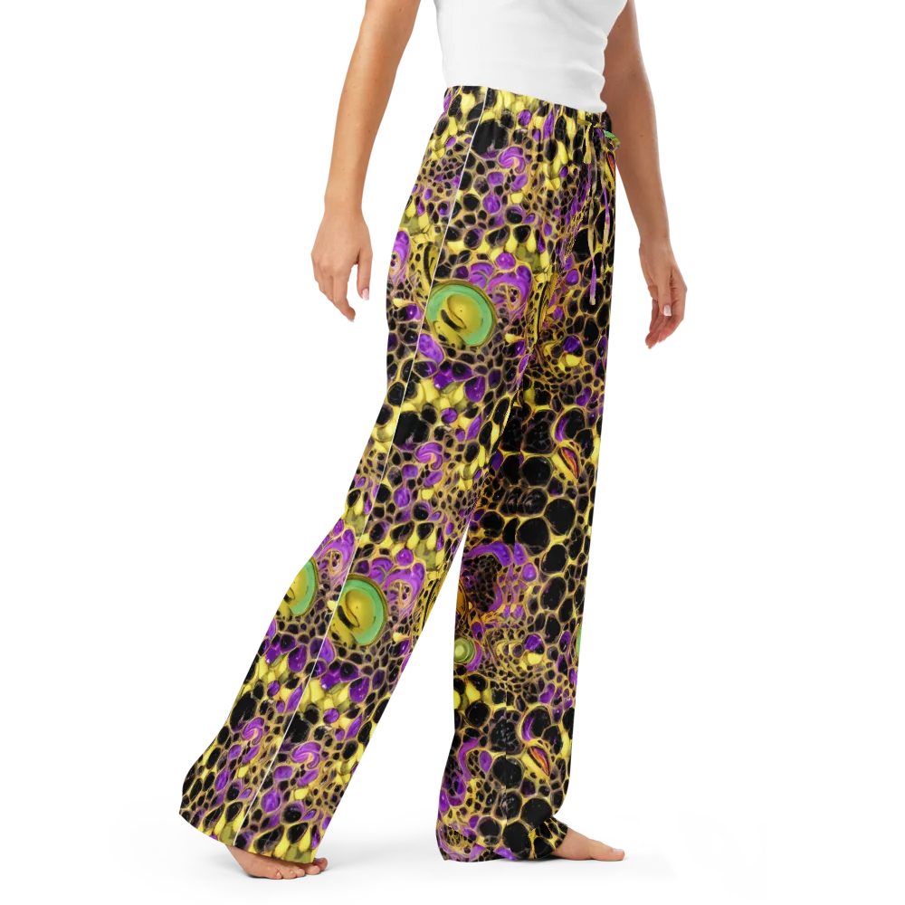 Molten Amethyst on Women's Pajama Pants — Right Front