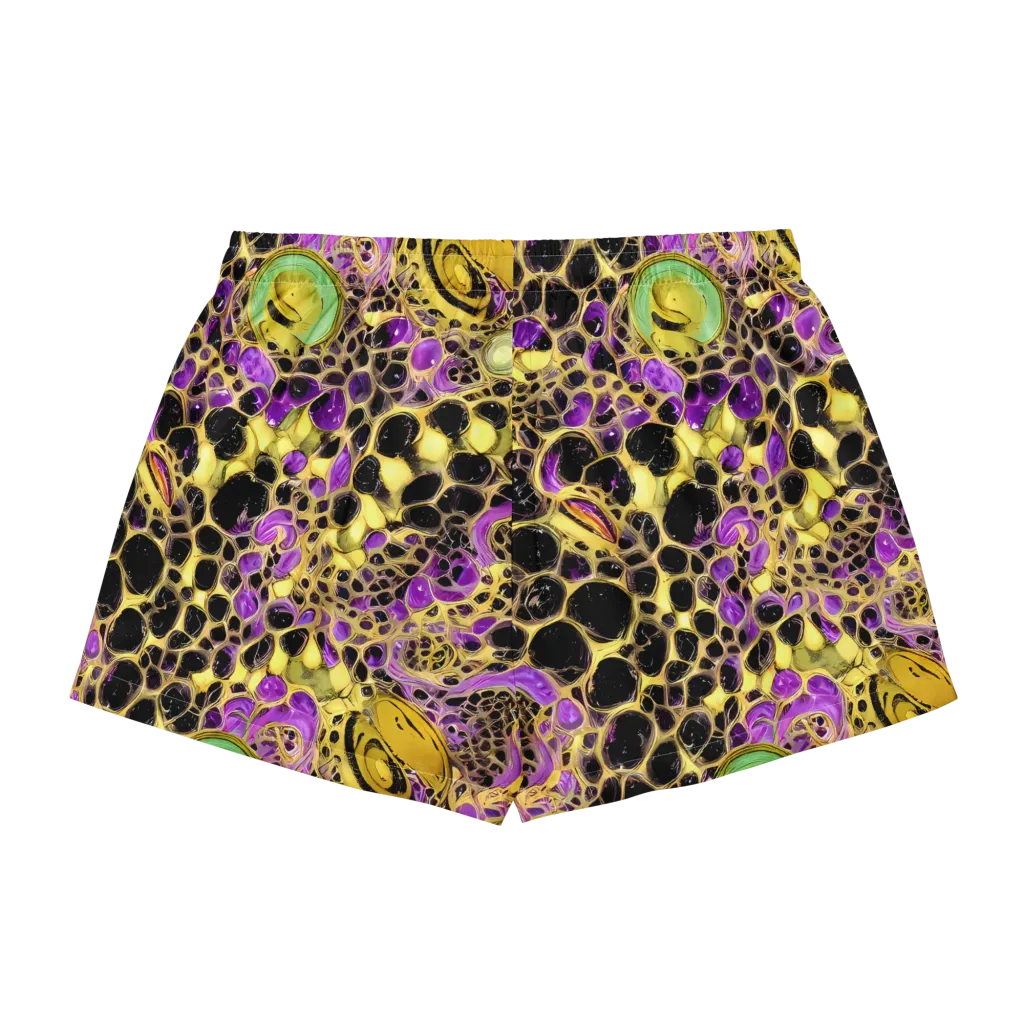 Molten Amethyst on Women's Pajama Shorts — Back
