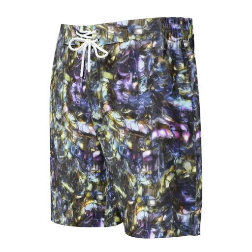 Indigo Alchemy on a Men's Board Shorts