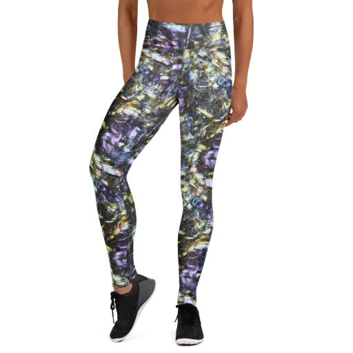 Indigo Alchemy on a Yoga Leggings