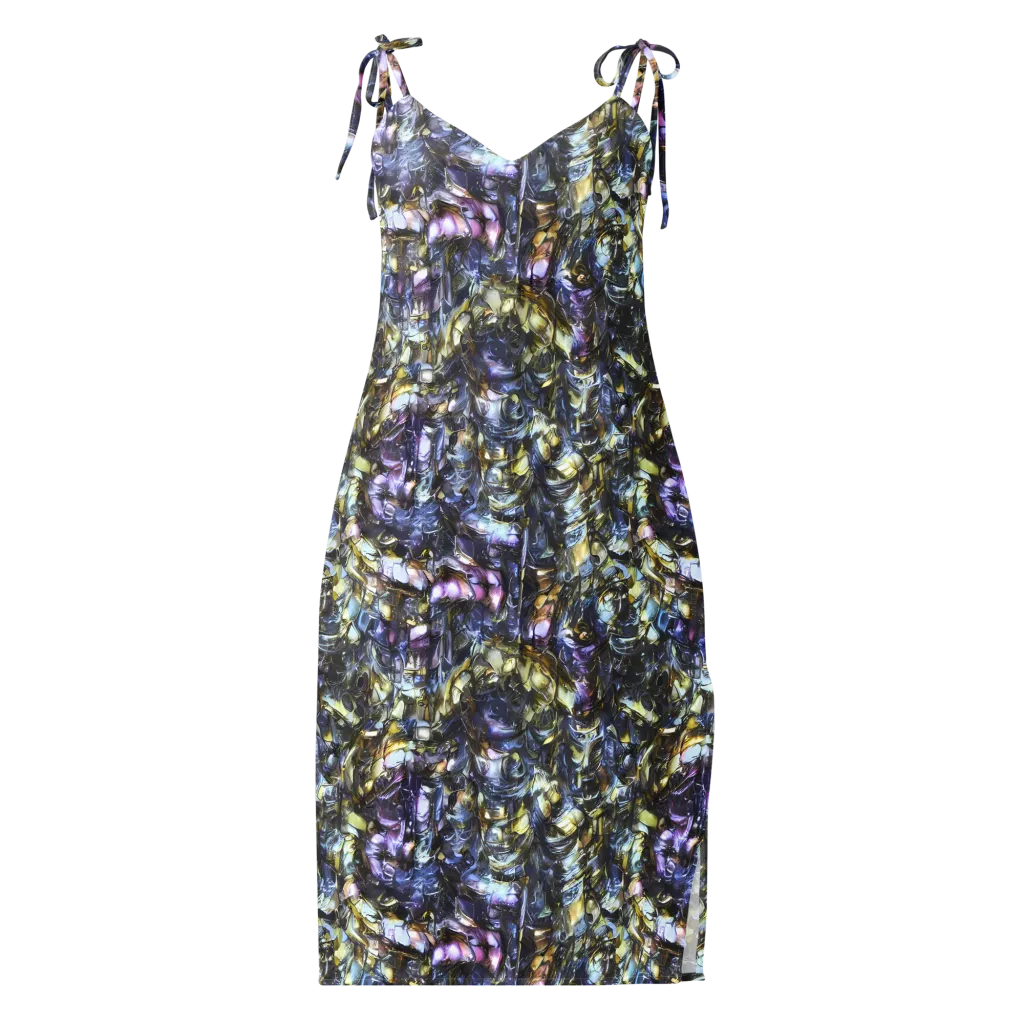 Indigo Alchemy on Slip Dress — Front