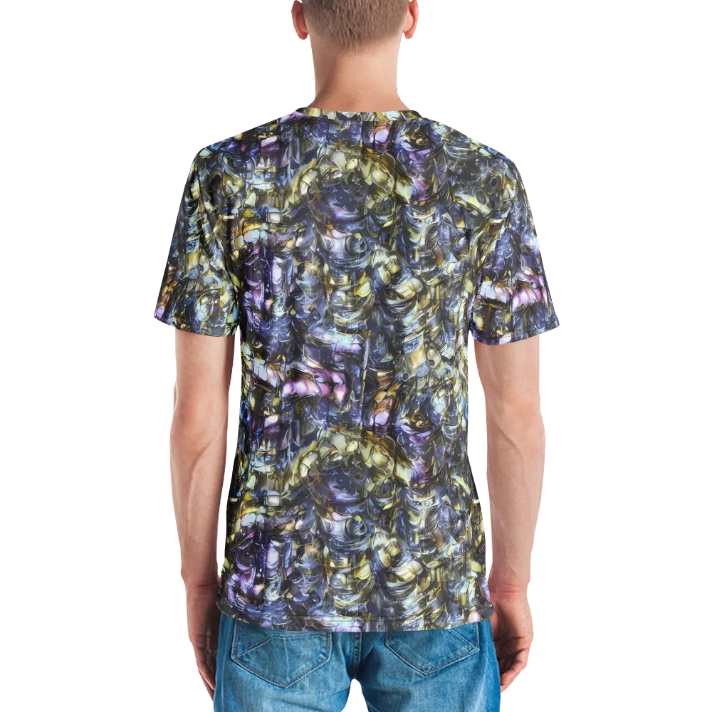 Indigo Alchemy on Men's Crew Neck T-Shirt — Back