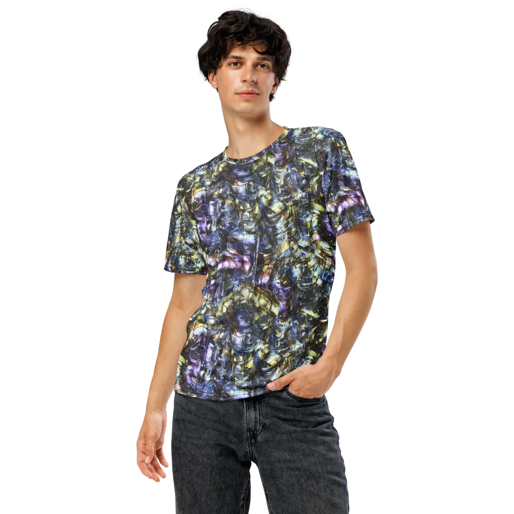 Indigo Alchemy on Men's Crew Neck T-Shirt — Front