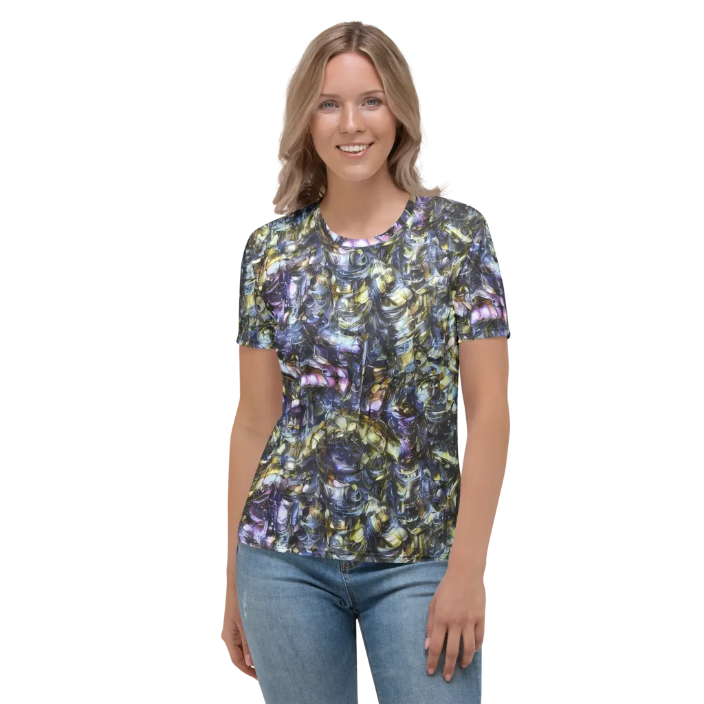 Indigo Alchemy on Women's Crew Neck T-Shirt — Front