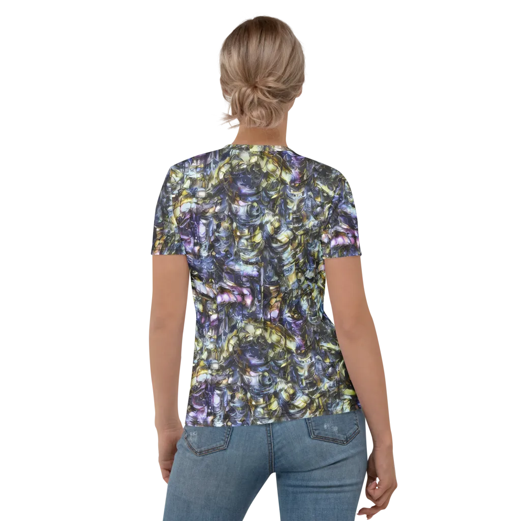 Indigo Alchemy on Women's Crew Neck T-Shirt — Back