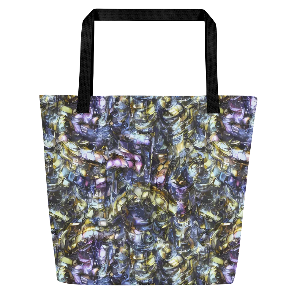 Indigo Alchemy on Large Tote Bag W/ Pocket — Front