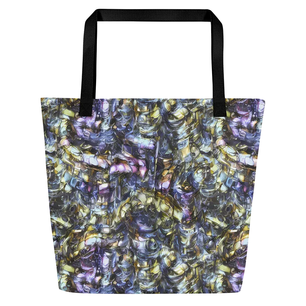 Indigo Alchemy on Large Tote Bag W/ Pocket — Front
