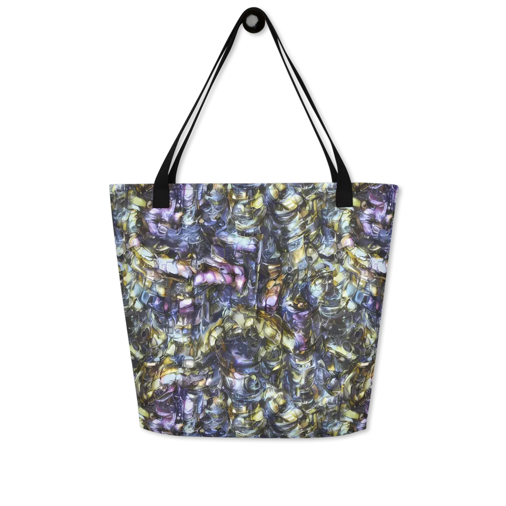 Indigo Alchemy on Large Tote Bag W/ Pocket — Front