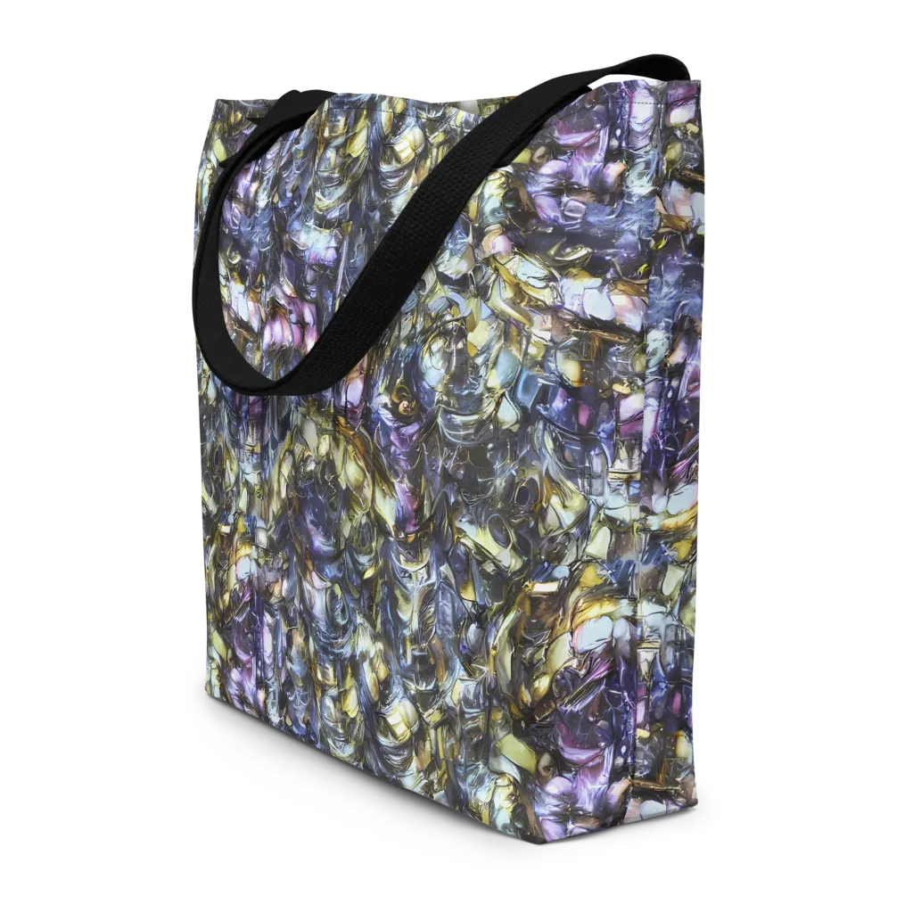 Indigo Alchemy on Large Tote Bag W/ Pocket — Front