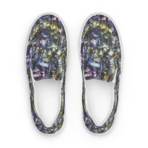 Indigo Alchemy on a Women's Slip-On Canvas Shoes