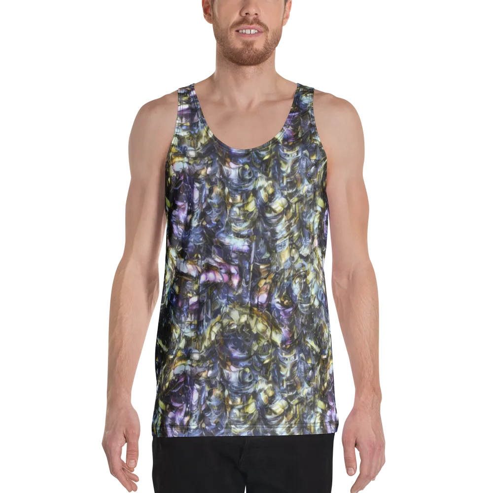 Indigo Alchemy on Men's Tank Top — Front