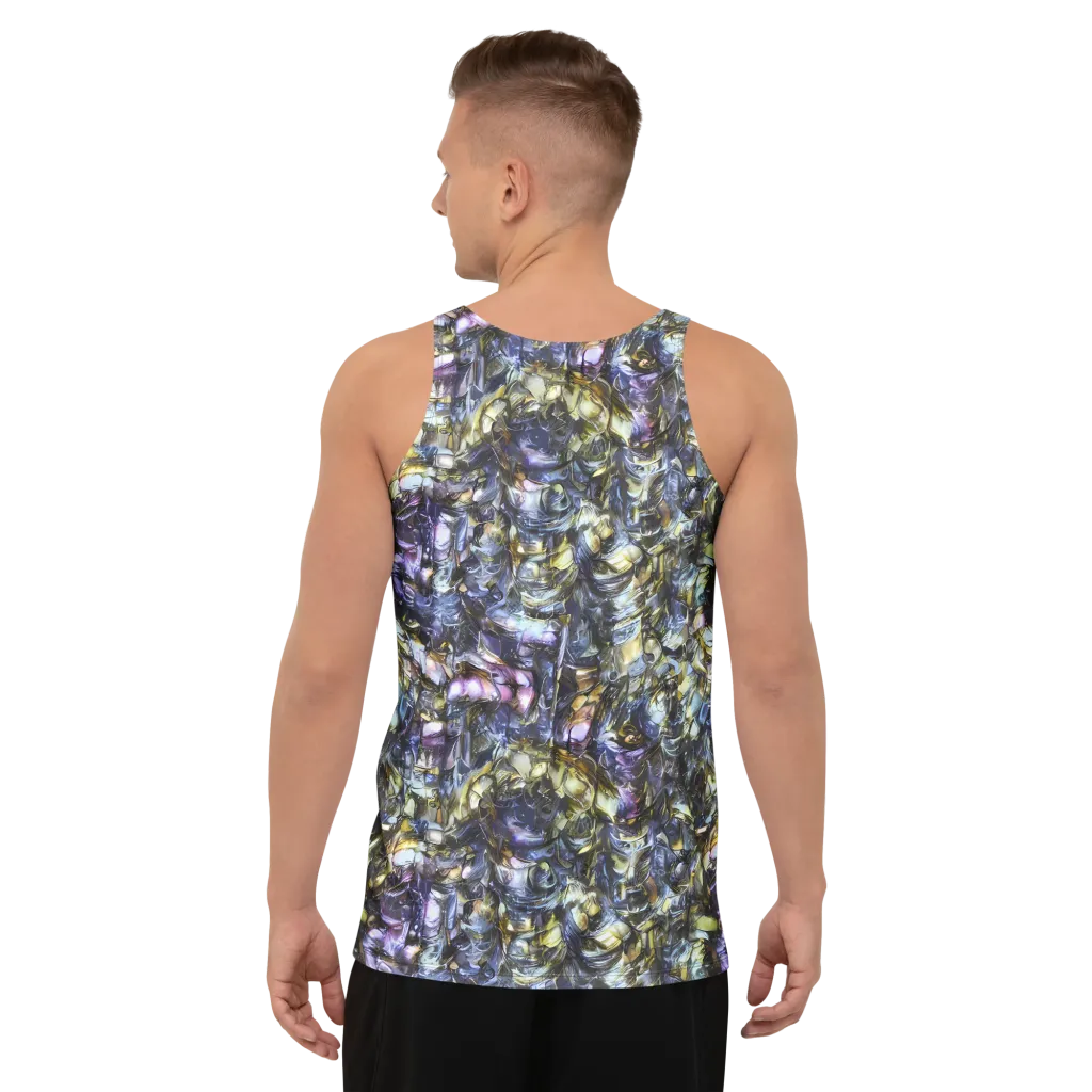 Indigo Alchemy on Men's Tank Top — Back