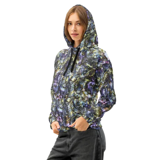 Indigo Alchemy on a Cotton Hoodie