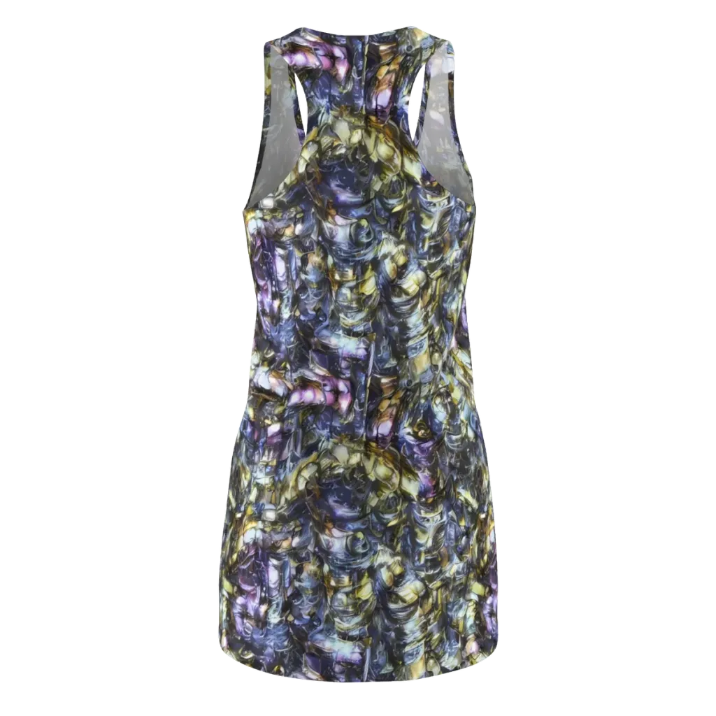 Indigo Alchemy on Racerback Dress — Back