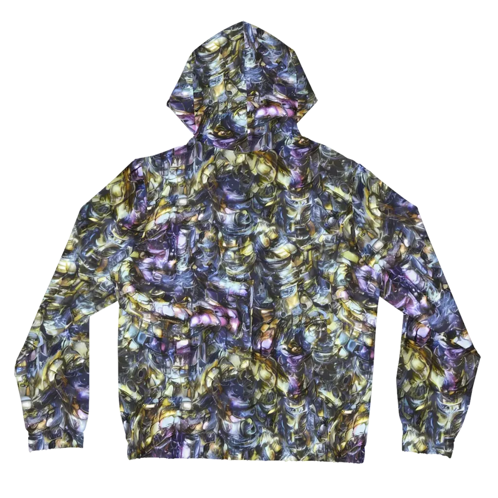 Indigo Alchemy on Women's Full-Zip Hoodie — Back