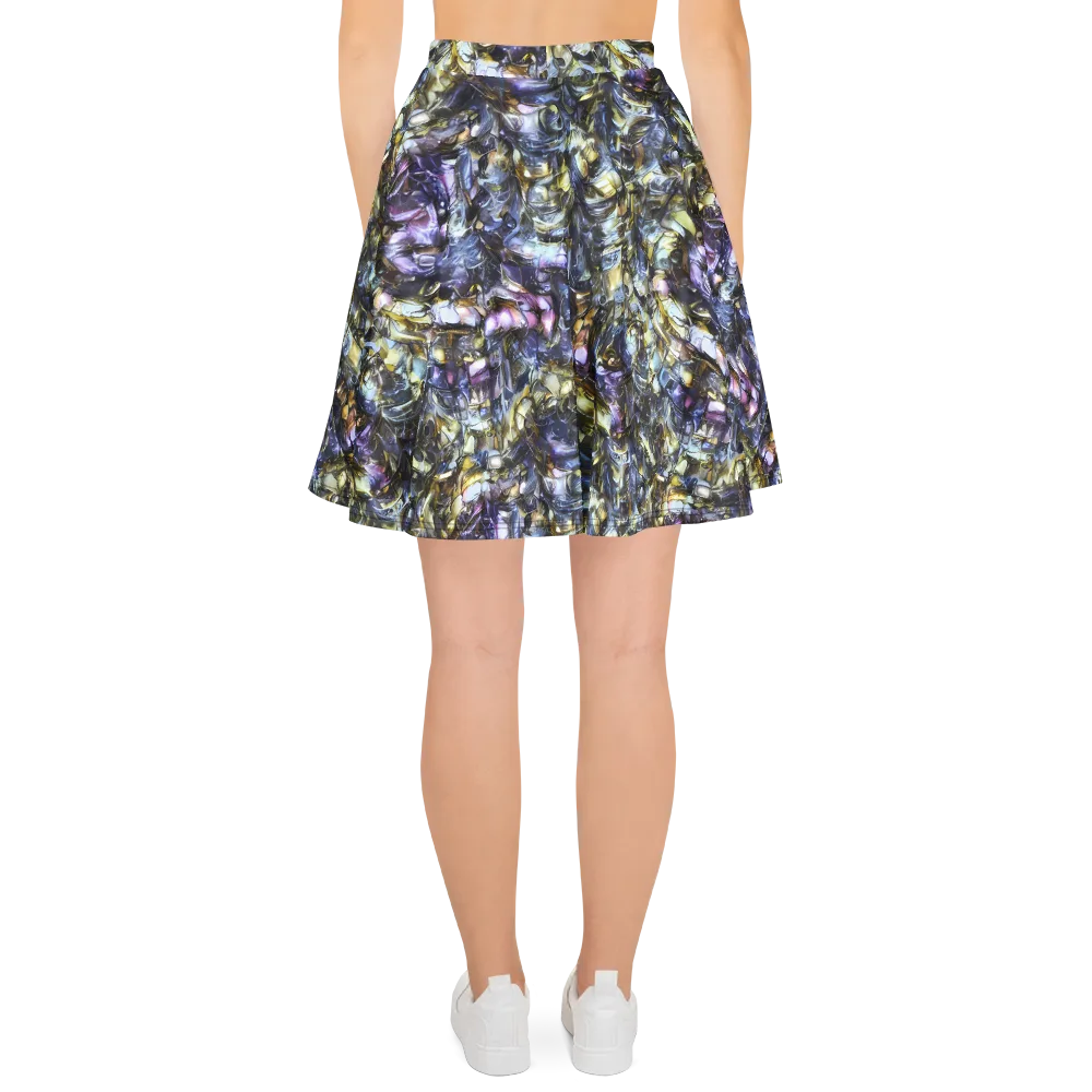 Indigo Alchemy on Skater Skirt — Back