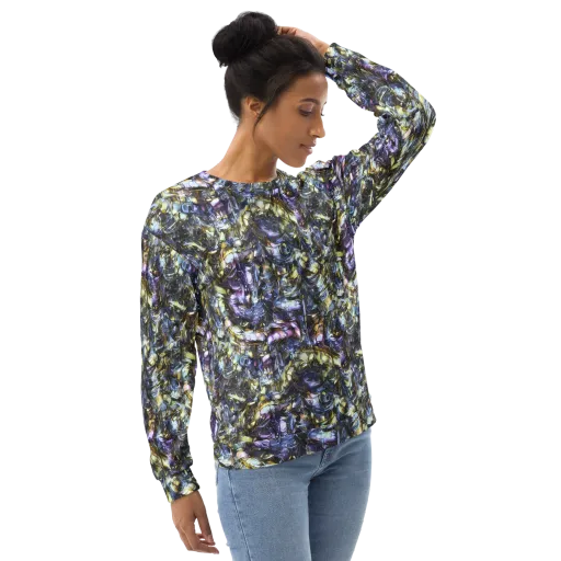 Indigo Alchemy on a Sweatshirt