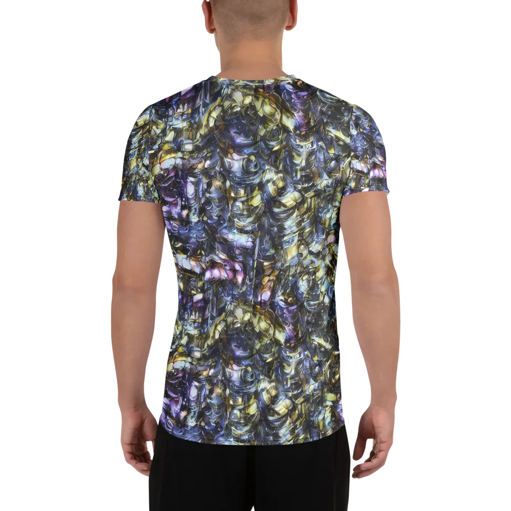 Indigo Alchemy on Men's Athletic T-Shirt — Back