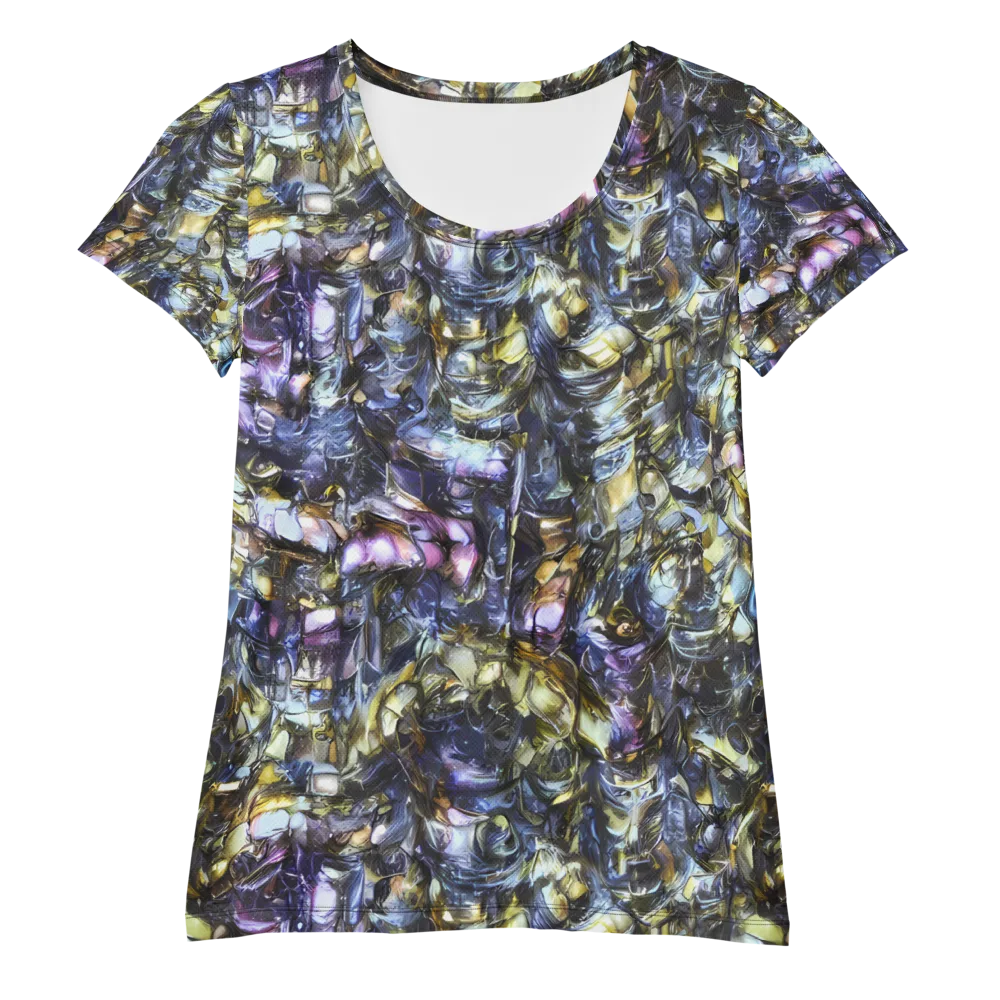Indigo Alchemy on Women's Athletic T-Shirt — Front