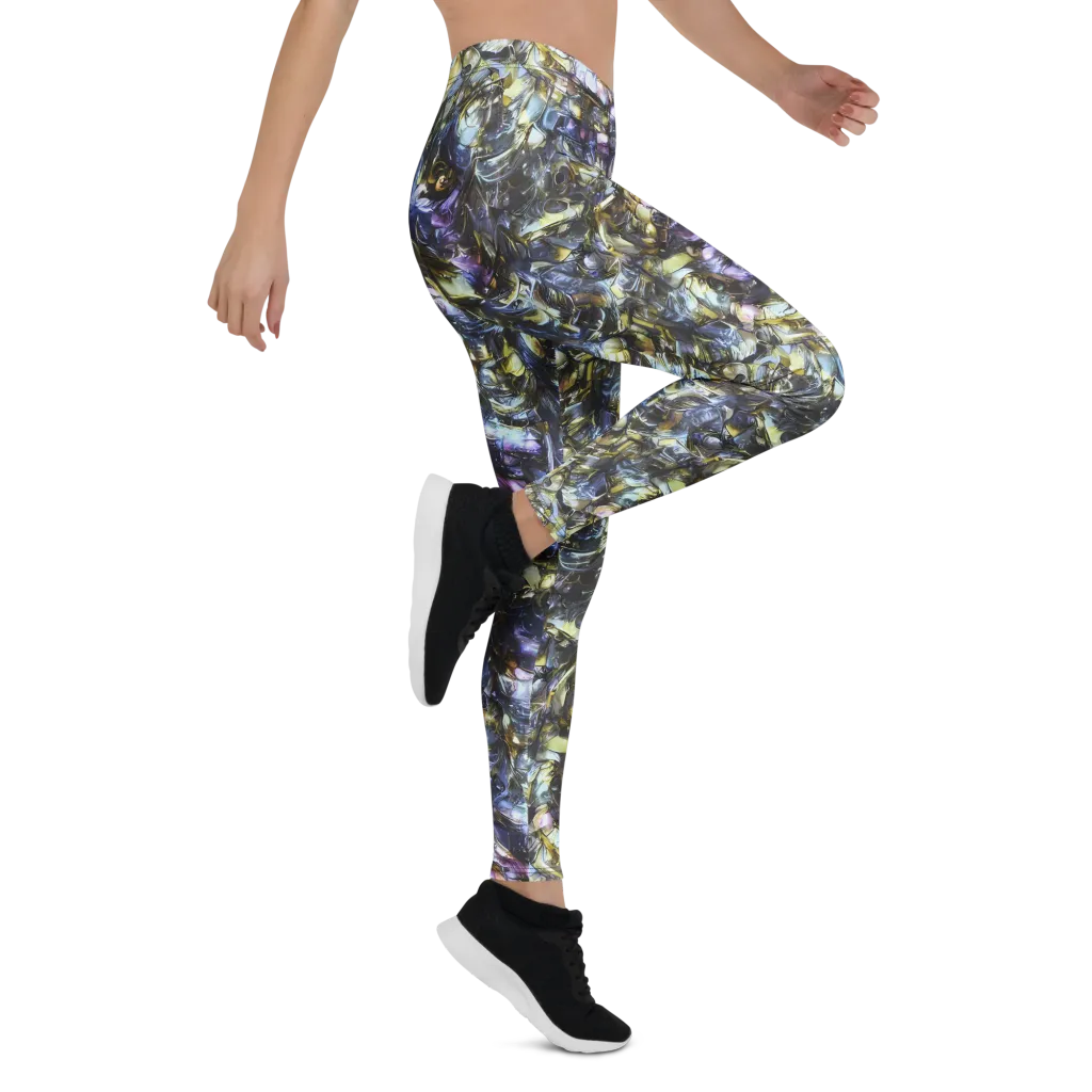 Indigo Alchemy on Leggings — Right
