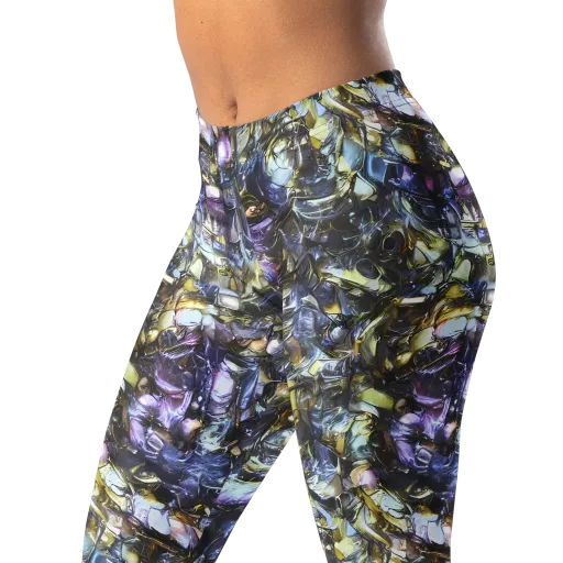 Indigo Alchemy on a Leggings