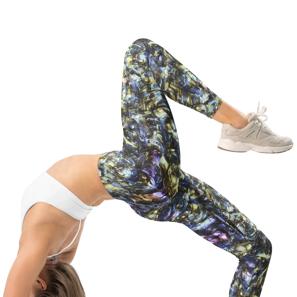 Indigo Alchemy on Leggings — Right
