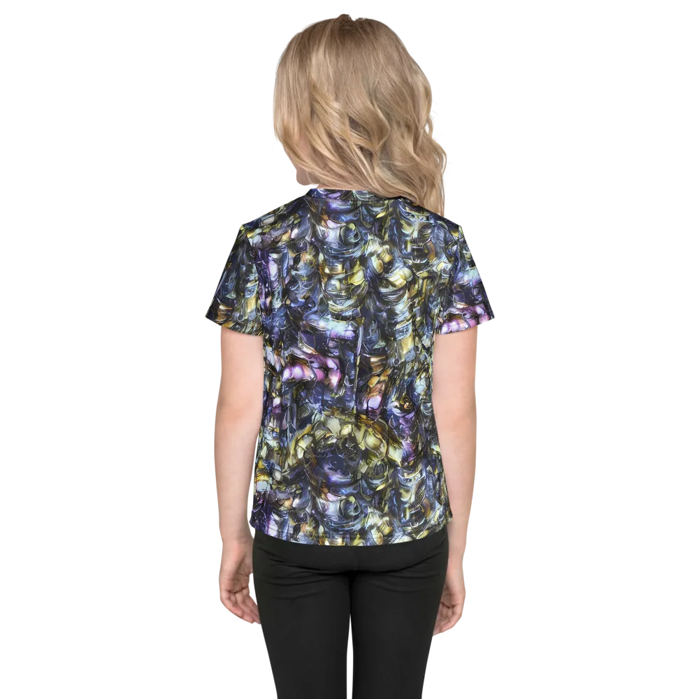 Indigo Alchemy on Kids Crew Neck T-Shirt — Back