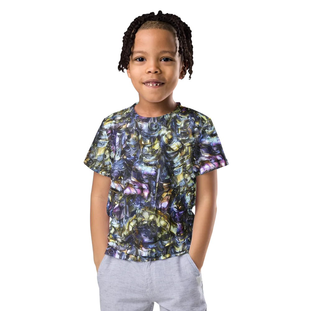 Indigo Alchemy on Kids Crew Neck T-Shirt — Front