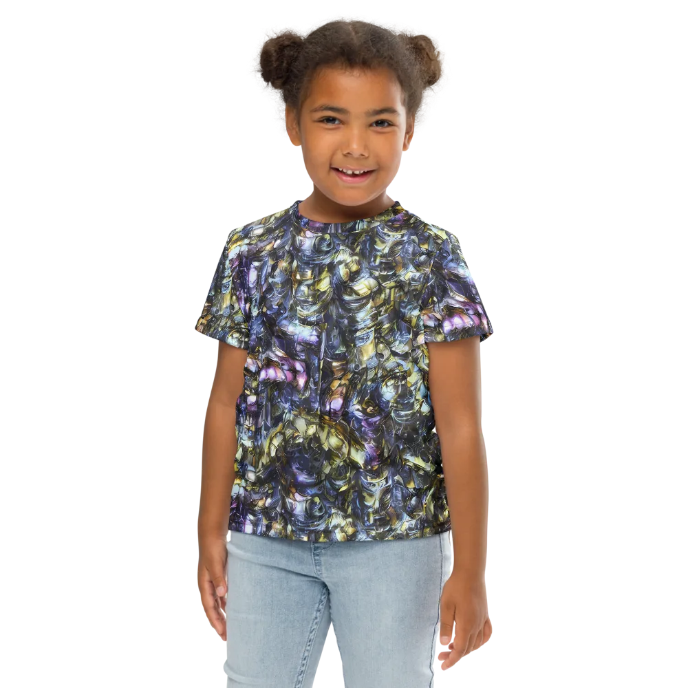 Indigo Alchemy on Kids Crew Neck T-Shirt — Front