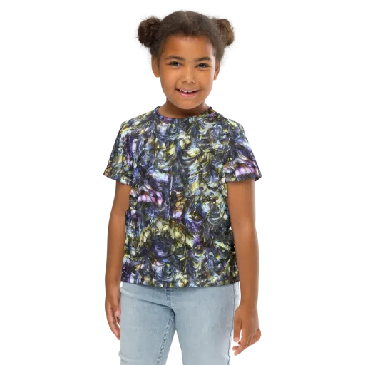 Indigo Alchemy on a Kids Crew Neck T-Shirt