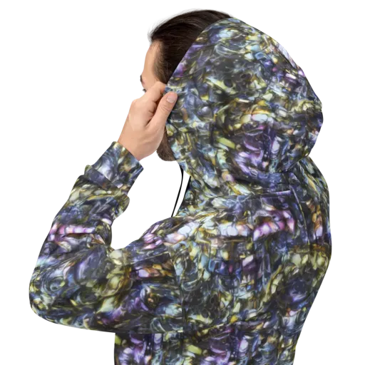 Indigo Alchemy on a Hoodie