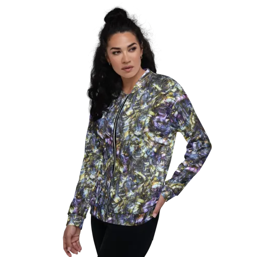 Indigo Alchemy on a Bomber Jacket