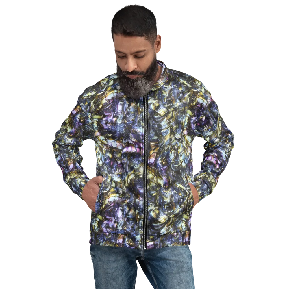 Indigo Alchemy on Bomber Jacket — Front