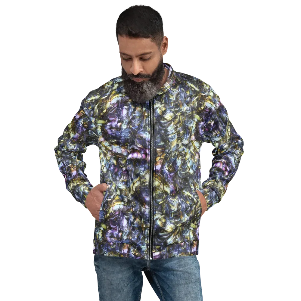 Indigo Alchemy on Bomber Jacket — Front