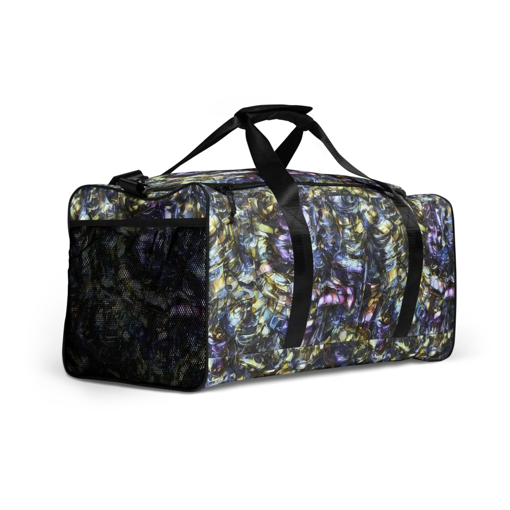 Indigo Alchemy on Duffle Bag — Right Front
