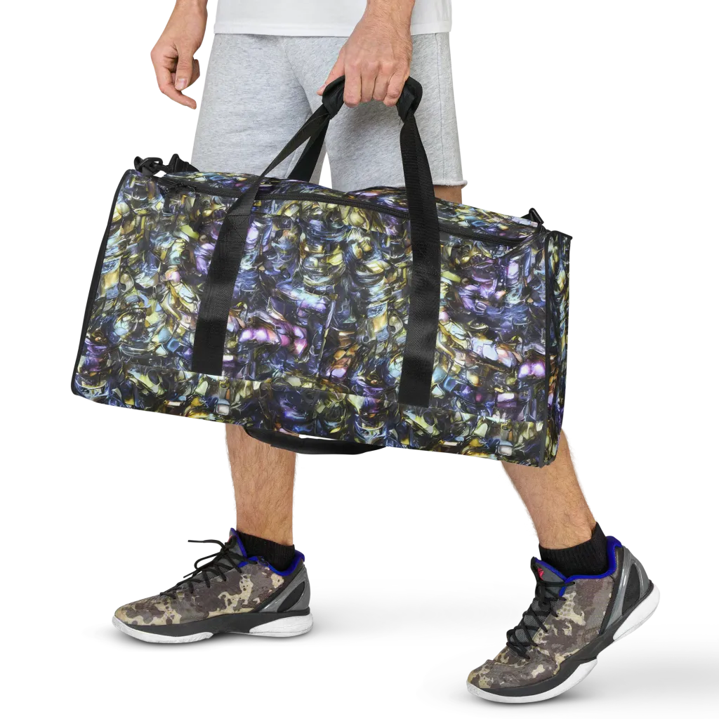 Indigo Alchemy on Duffle Bag — Front