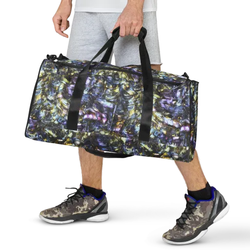 Indigo Alchemy on a Duffle Bag