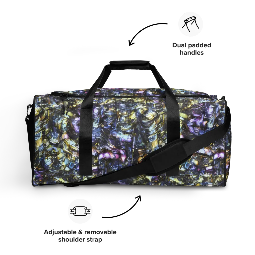 Indigo Alchemy on Duffle Bag — Front